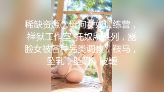 稀缺资源②母狗女奴训练营，禅狱工作室-托奴所系列，露脸女被各种另类调教，鞍马，坠乳，坠阴，皮鞭