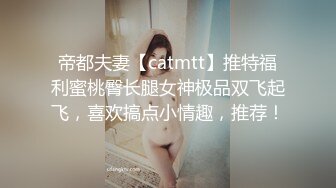 帝都夫妻【catmtt】推特福利蜜桃臀长腿女神极品双飞起飞，喜欢搞点小情趣，推荐！