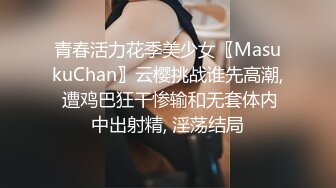 青春活力花季美少女〖MasukuChan〗云樱挑战谁先高潮, 遭鸡巴狂干惨输和无套体内中出射精, 淫荡结局